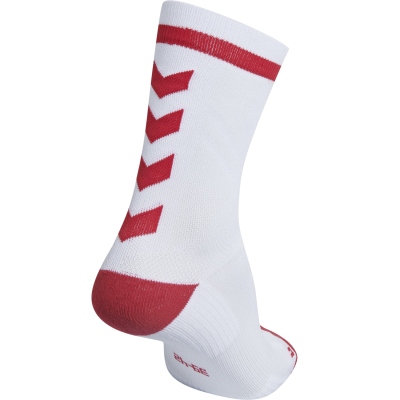 Chaussettes blanc rouge